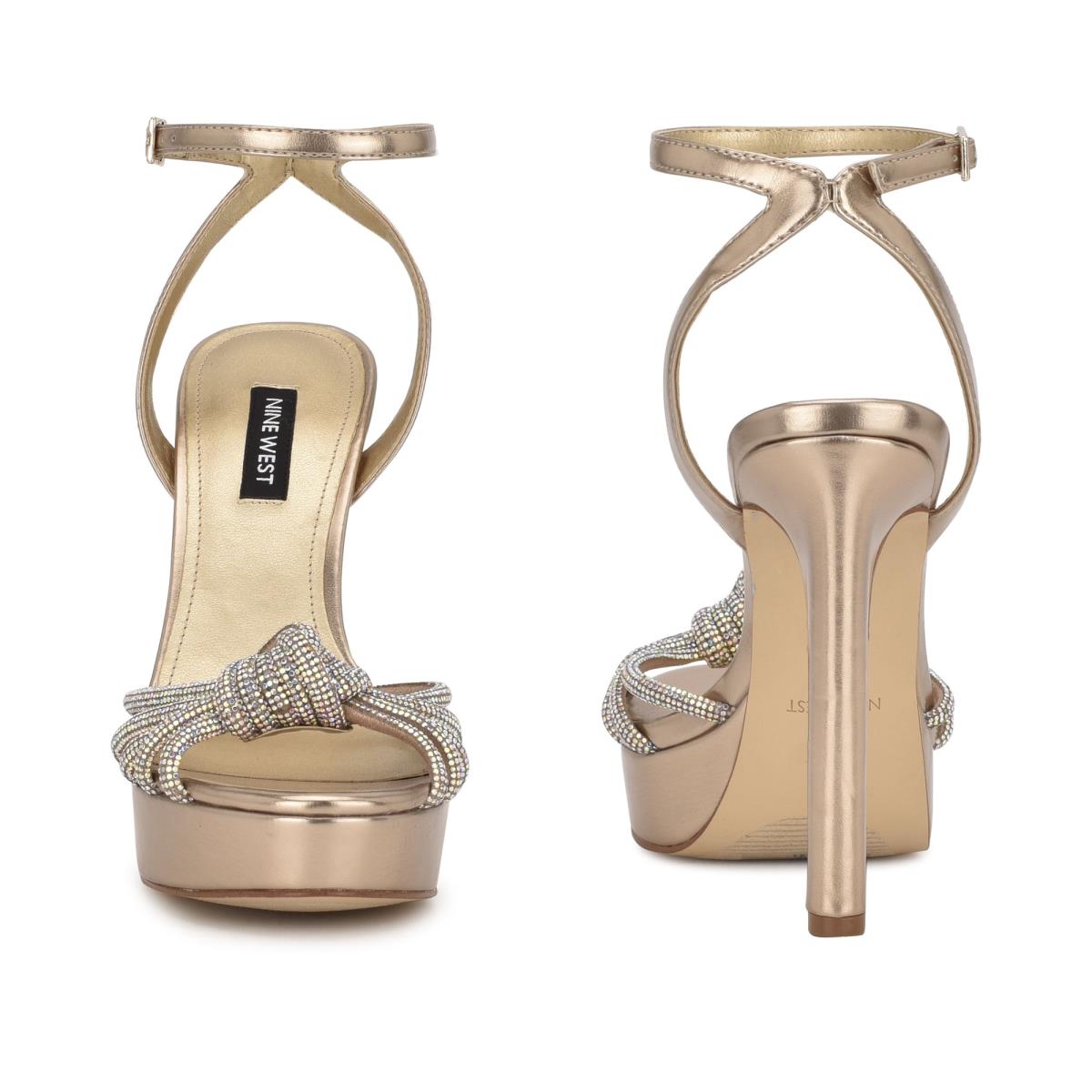 Nine West Wowzz Platform Naisten Juhlasandaalit Ruskea | 3610XZRMK