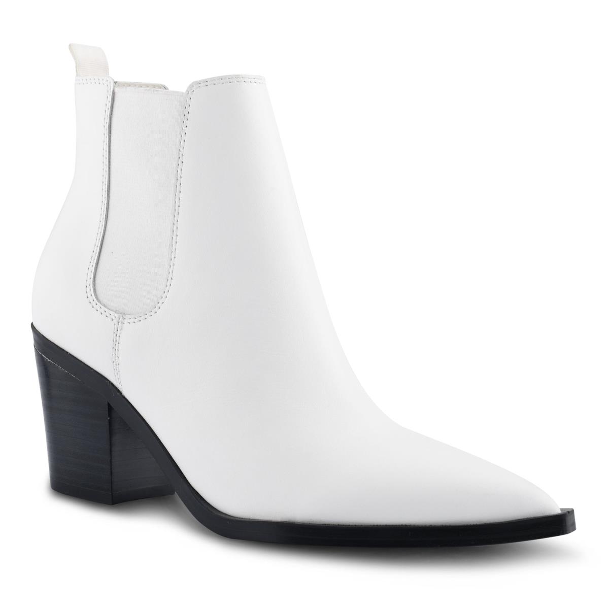 Nine West Wyllis Block Heel Naisten Saappaat Valkoinen | 7823UJXAQ