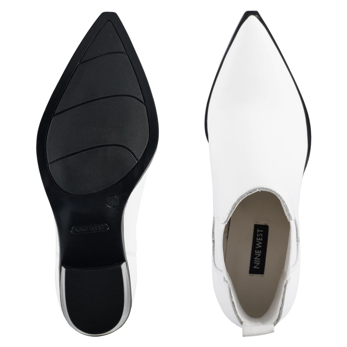 Nine West Wyllis Block Heel Naisten Saappaat Valkoinen | 7823UJXAQ