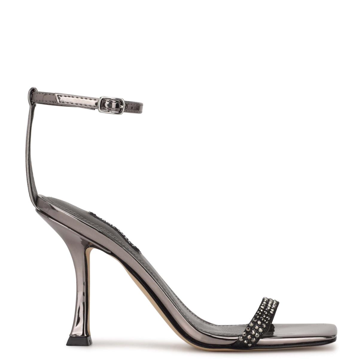 Nine West Yess Rhinestone Ankle Naisten Ranneke Sandaalit Sininen Harmaat | 7421MSNEY