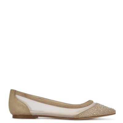 Nine West Bogus Pointy Varvas Naisten Ballerinat Beige | 2076FMAXS