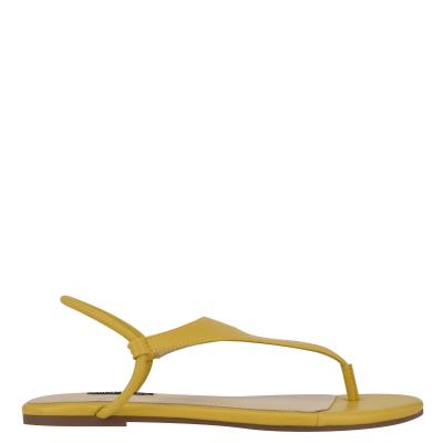 Nine West Braydin Stretch Naisten Matalat Sandaalit Keltainen | 6091UFLWS