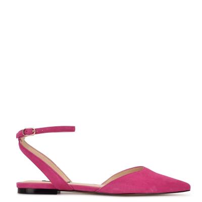 Nine West Briy Pointy Varvas Naisten Ballerinat Pinkki | 6892LHSRZ