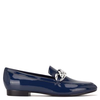 Nine West Chain Slip-On Naisten Loaferit Sininen | 7160BILMO