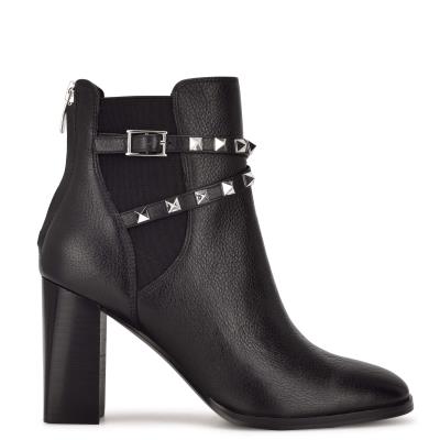 Nine West Donda Korko Naisten Saappaat Mustat | 7163GWJYX