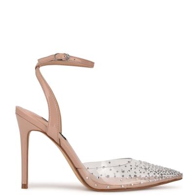 Nine West Foreva Ankle Strap Mekko Naisten Avokkaat Beige | 1098BPDIX