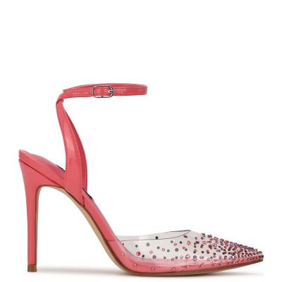 Nine West Foreva Ankle Strap Mekko Naisten Avokkaat Pinkki Koralli | 8231PYQNL