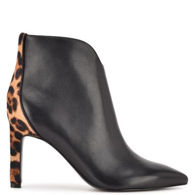 Nine West Mikale Pointy Varvas Naisten Saappaat Mustat | 9258JLIUW