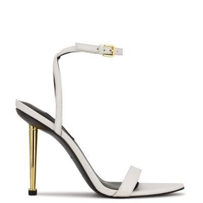 Nine West Reina Ankle Naisten Ranneke Sandaalit Valkoinen | 6297OPIJY