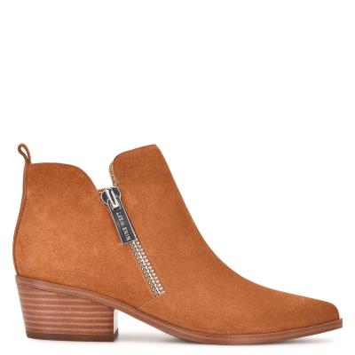 Nine West Single Pointy Varvas Naisten Saappaat Ruskea | 2634QWFHD