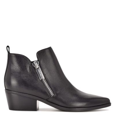 Nine West Single Pointy Varvas Naisten Saappaat Mustat | 8465ODART