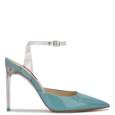 Nine West Sparkea Ankle Strap Naisten Avokkaat Sininen | 7906AICNK