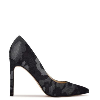 Nine West Tatiana Pointy Varvas Naisten Avokkaat Sininen Camo | 1623QBWMJ