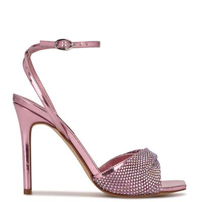 Nine West Twinkle Korko Naisten Juhlasandaalit Vaaleanpinkki | 1467RBKLC