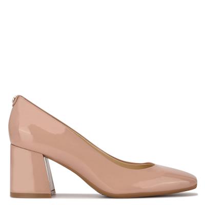 Nine West Vibe 9x9 Block Heel Naisten Avokkaat Beige | 2183ZPOXR