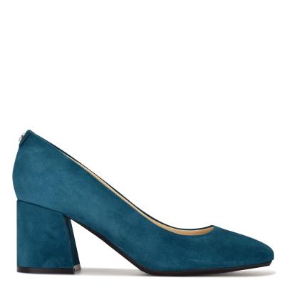 Nine West Vibe 9x9 Block Heel Naisten Avokkaat Turkoosi | 5041QIALT