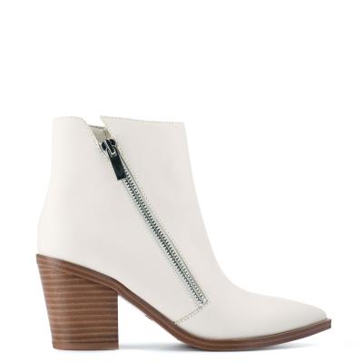 Nine West Wearit Block Heel Naisten Saappaat Valkoinen | 6298HSZIO