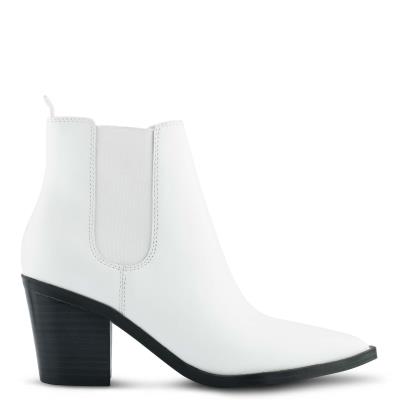 Nine West Wyllis Block Heel Naisten Saappaat Valkoinen | 7823UJXAQ